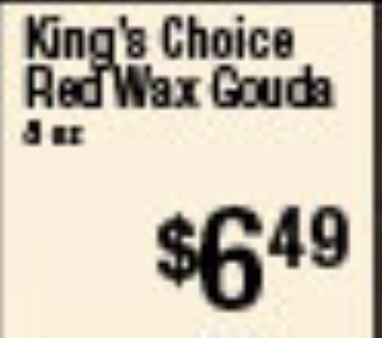 King's Choice Red Wax Gouda 